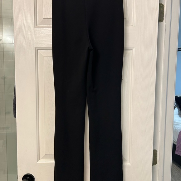 Split flare ankle pant, super stretchy work or casual black pant. Fits a 2 or 4. - Picture 3 of 3